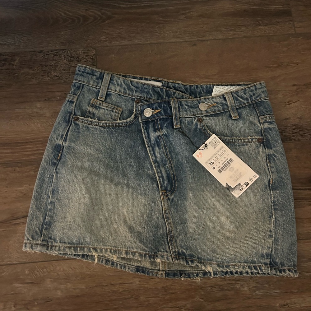 Denim Mini Skirt